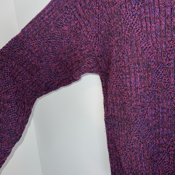VINTAGE CHRISTIAN DIOR PURPLE KNIT SWEATER - Picture 7 of 13